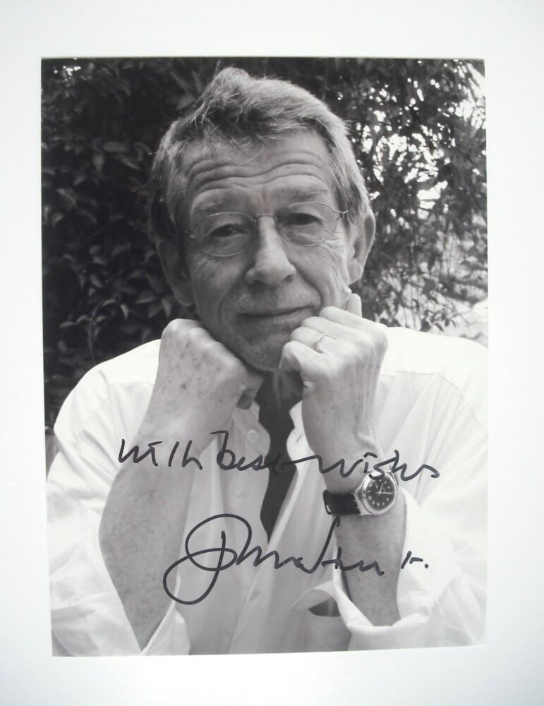 John Hurt autograph (hand-signed photograph)