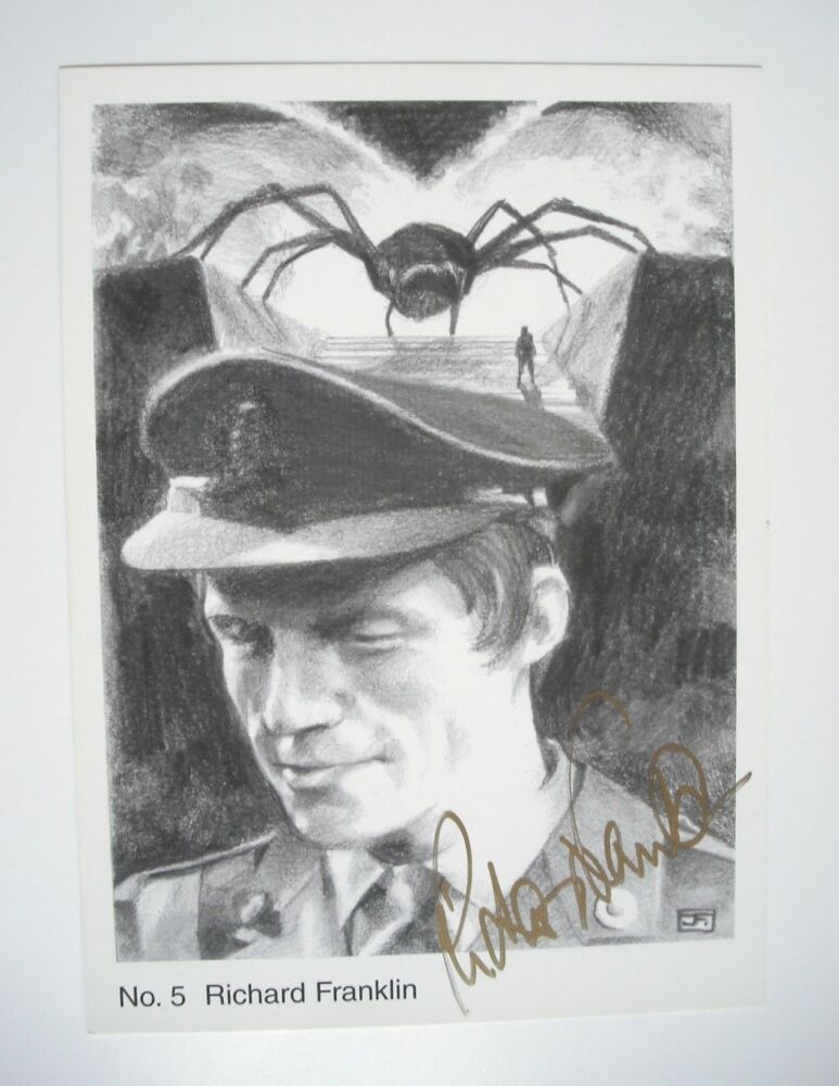 Richard Franklin autograph (hand-signed picture-card)