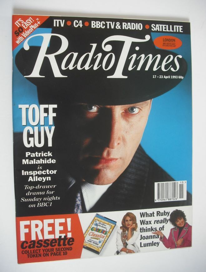 Radio Times magazine - Patrick Malahide cover (17-23 April 1993)