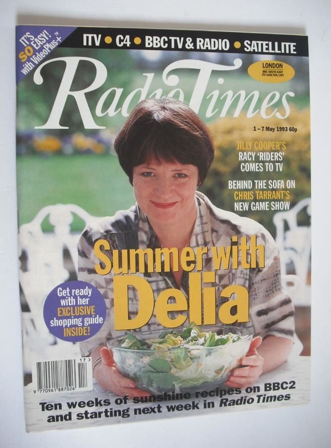 Radio Times magazine - Delia Smith cover (1-7 May 1993)