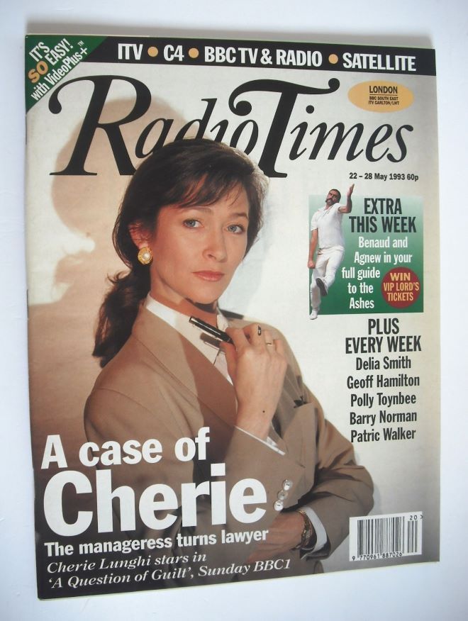Radio Times magazine - Cherie Lunghi cover (22-28 May 1993)