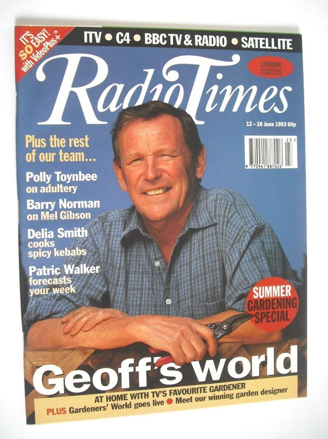 Radio Times magazine - Geoff Hamilton cover (12-18 June 1993)