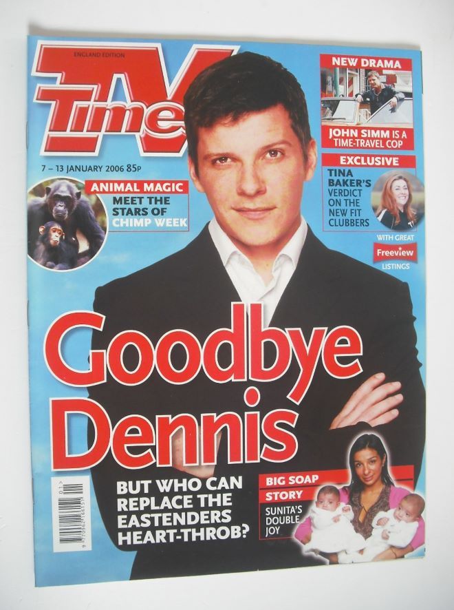 TV Times magazine - Nigel Harman cover (7-13 January 2006)