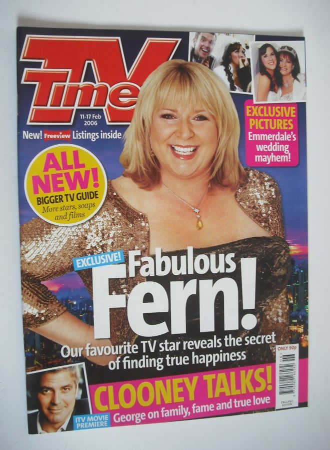 TV Times magazine - Fern Britton cover (11-17 February 2006)