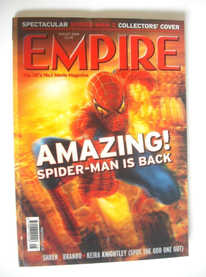 Empire magazine - Spiderman cover (August 2004 - Issue 182)