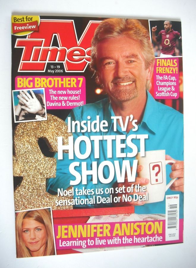 TV Times magazine - Noel Edmonds cover (13-19 May 2006)