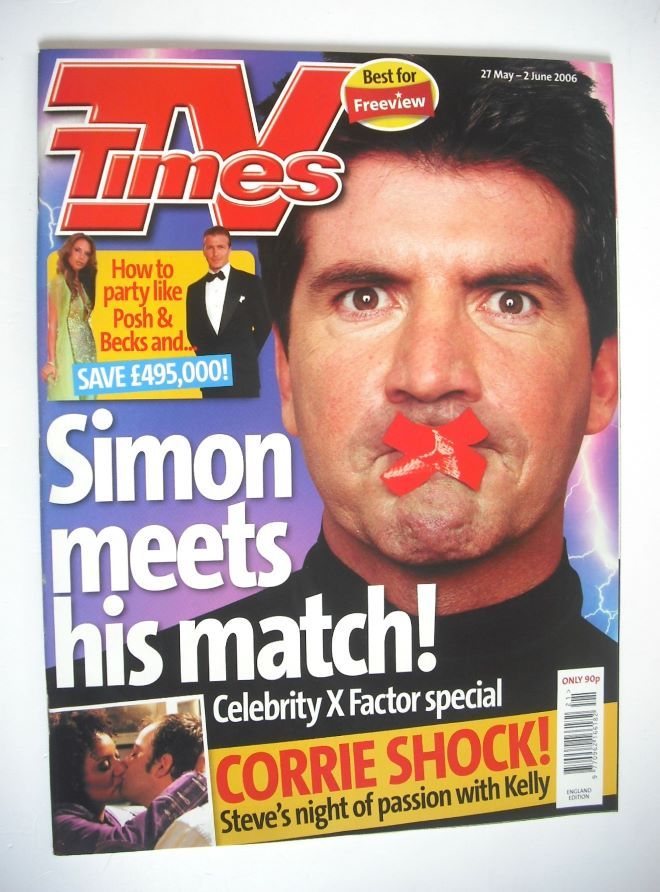 TV Times magazine - Simon Cowell cover (27 May - 2 June 2006)