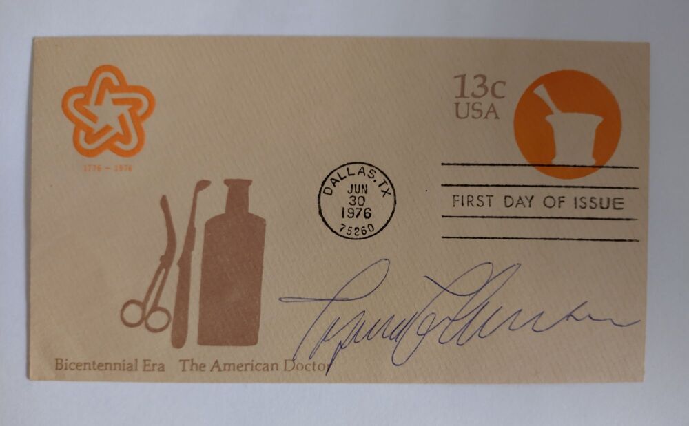 Ingemar Johansson autograph (hand-signed first day cover)