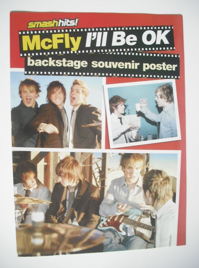 Smash Hits magazine - McFly cover (9-22 August 2005)
