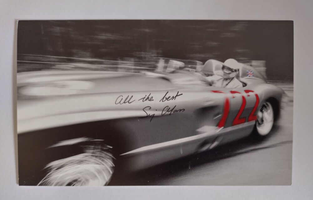 Stirling Moss autograph (hand-signed photograph)