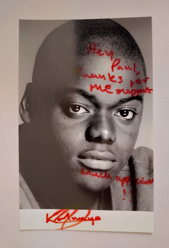Daniel Kaluuya autograph (hand-signed photograph)