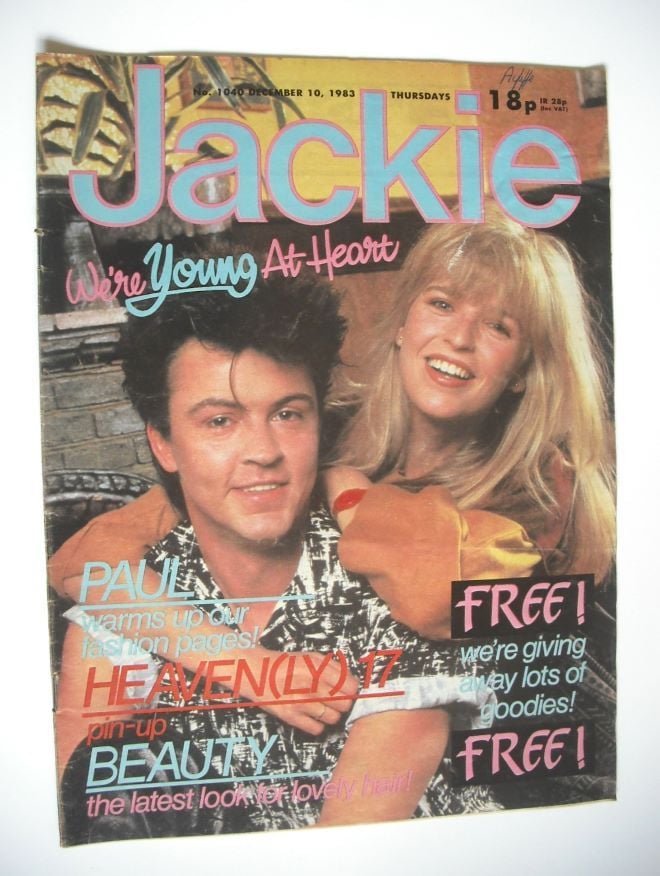 Jackie magazine - 10 December 1983 (Issue 1040 - Paul Young cover)
