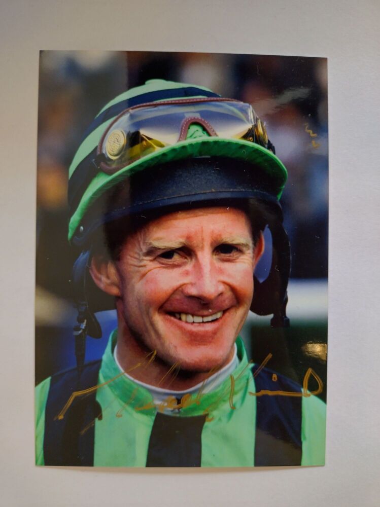 Michael (Mick) Kinane autograph (hand-signed photograph)