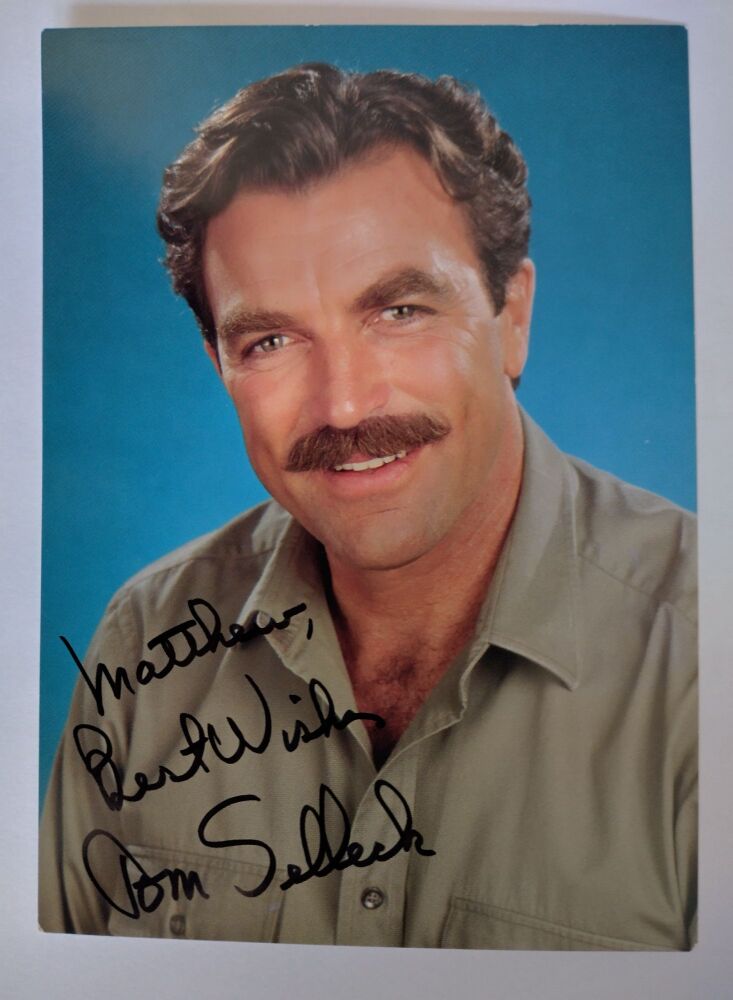 Tom Selleck autograph (hand-signed photograph)