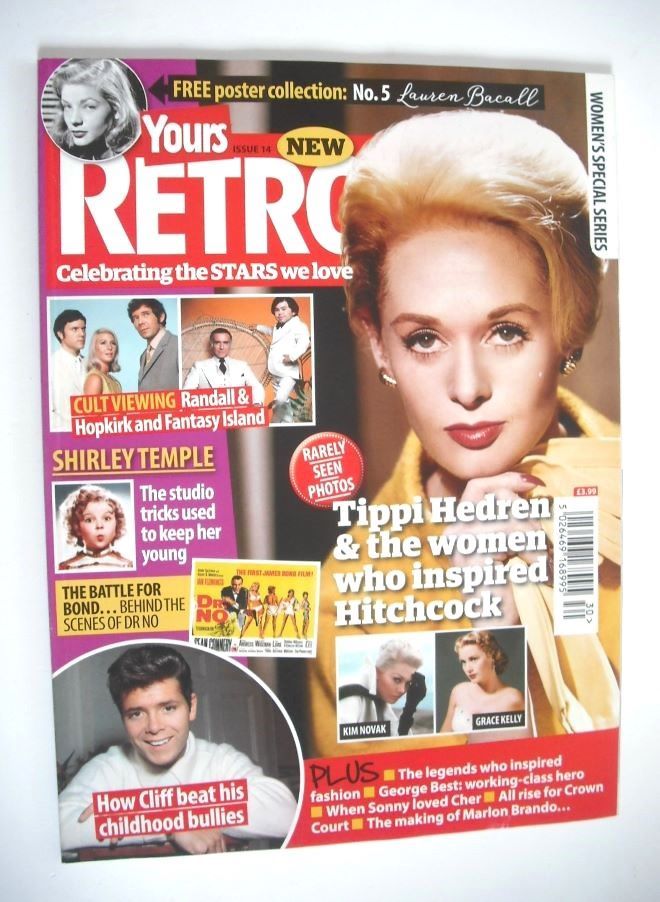Yours Retro magazine - Tippi Hedren cover (Issue 14)