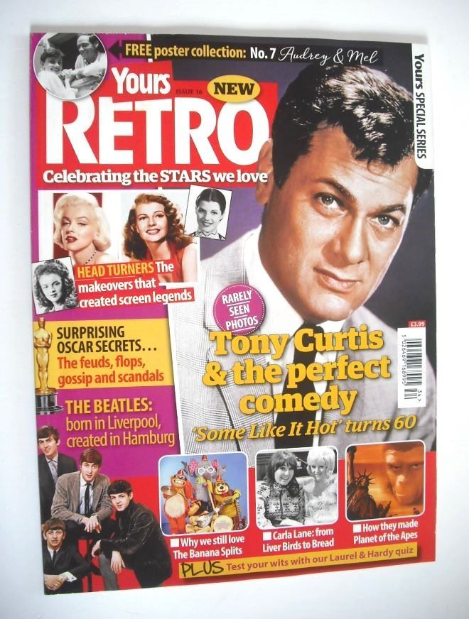 Yours Retro magazine - Tony Curtis cover (Issue 16)
