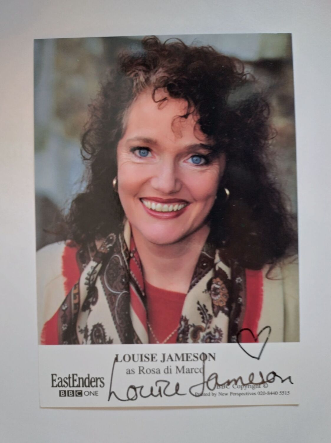 Louise Jameson autograph (hand-signed photograph)