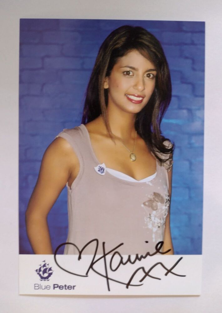 Konnie Huq autograph (hand-signed photograph)