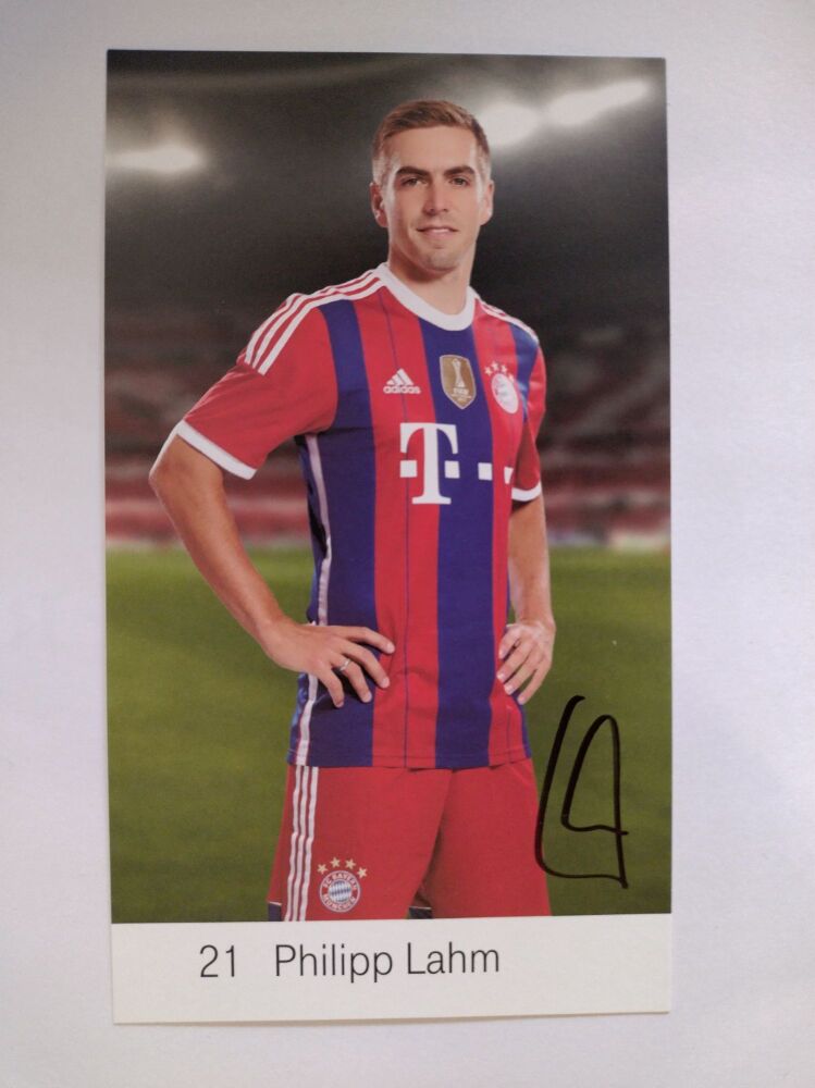 Philipp Lahm autograph (hand-signed photograph)