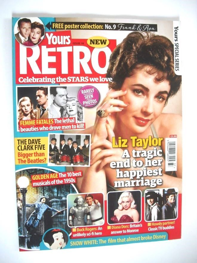 Yours Retro magazine - Elizabeth Taylor cover (Issue 18)