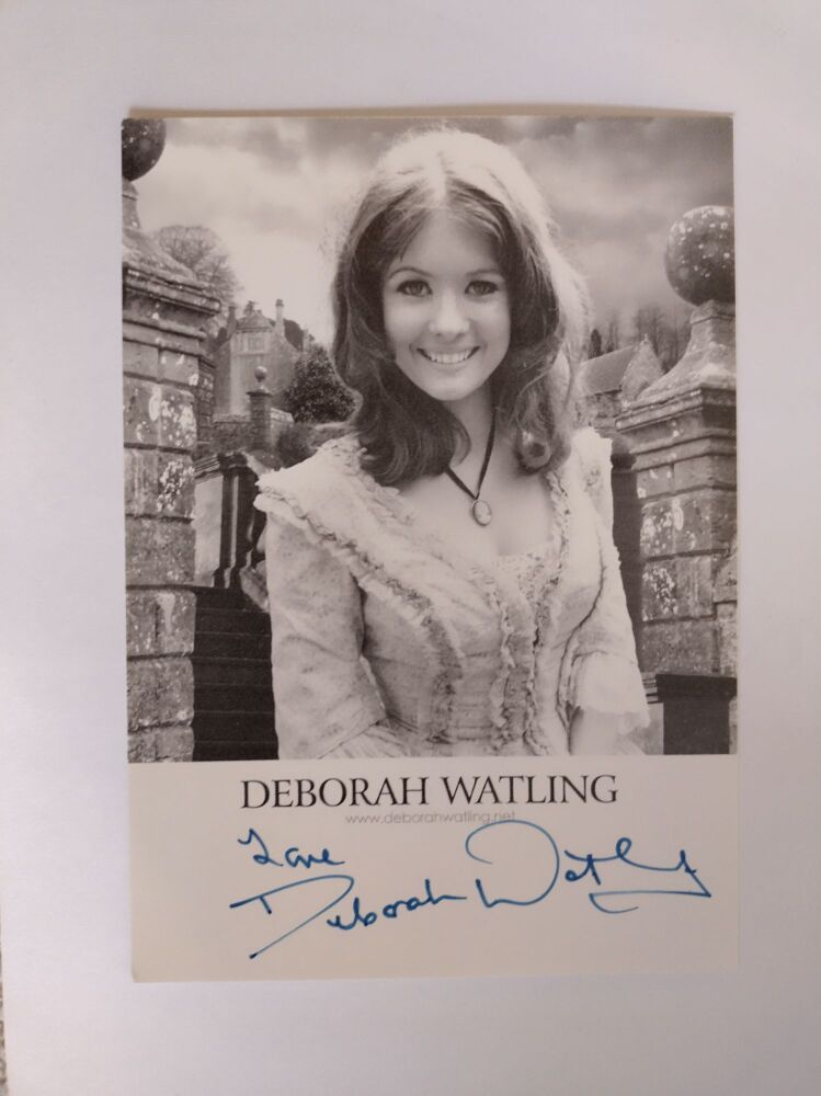 Deborah Watling autograph (hand-signed photograph)