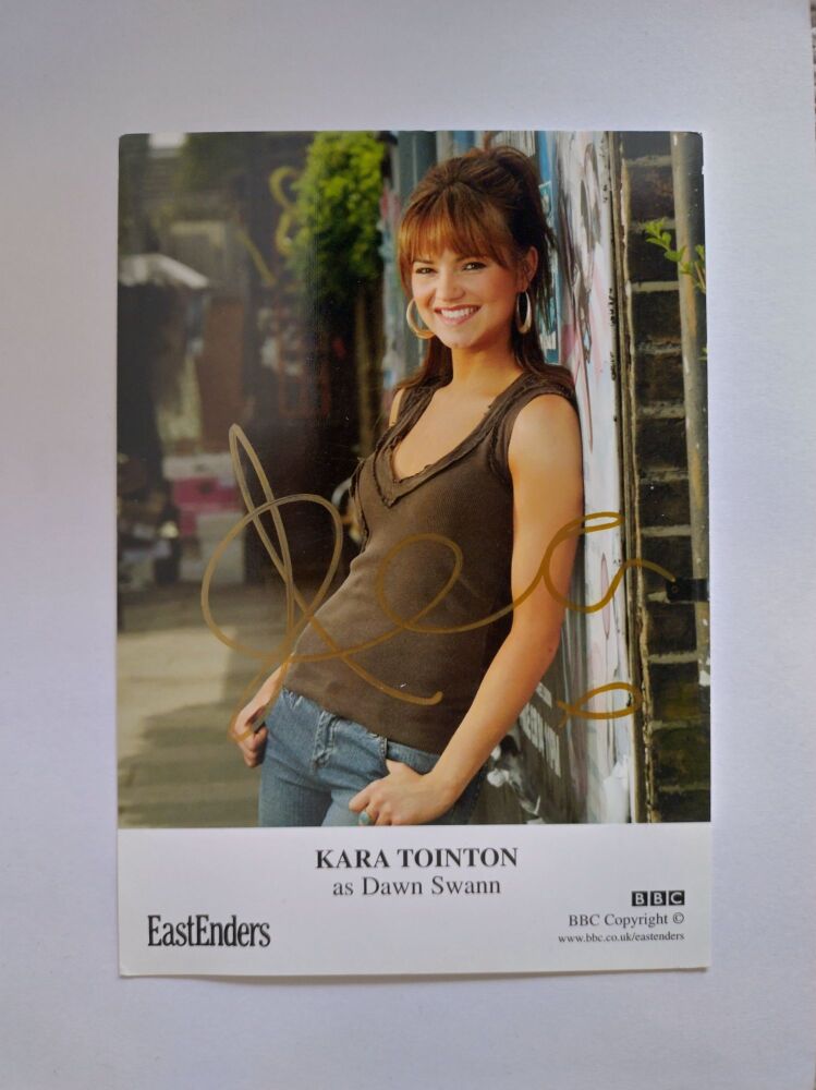 Kara Tointon autograph (hand-signed photograph)