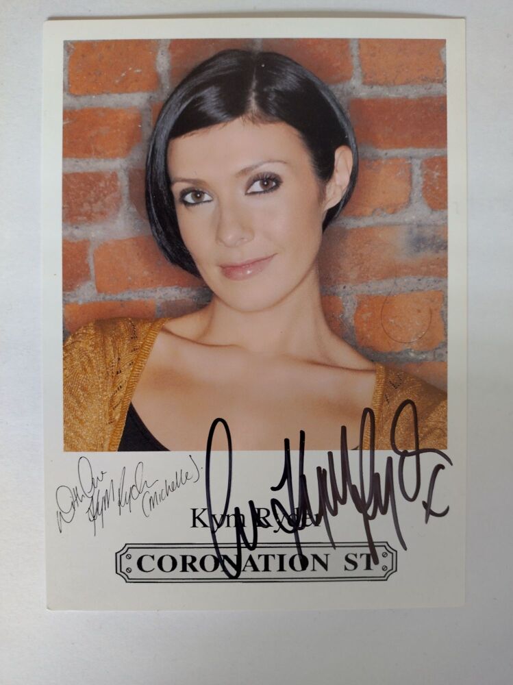 Kym Ryder autograph (hand-signed photograph)