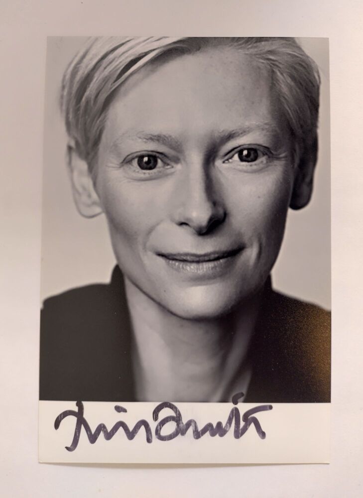 Tilda Swinton autograph (hand-signed photograph)