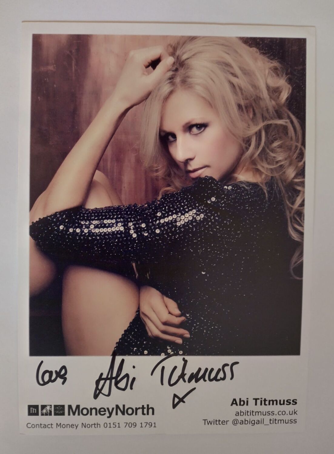 Abi Titmuss autograph (hand-signed photograph)