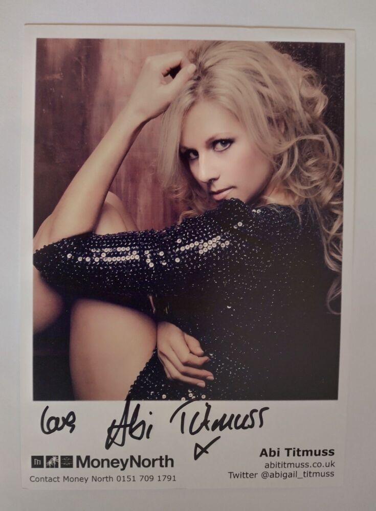 Abi Titmuss autograph (hand-signed photograph)