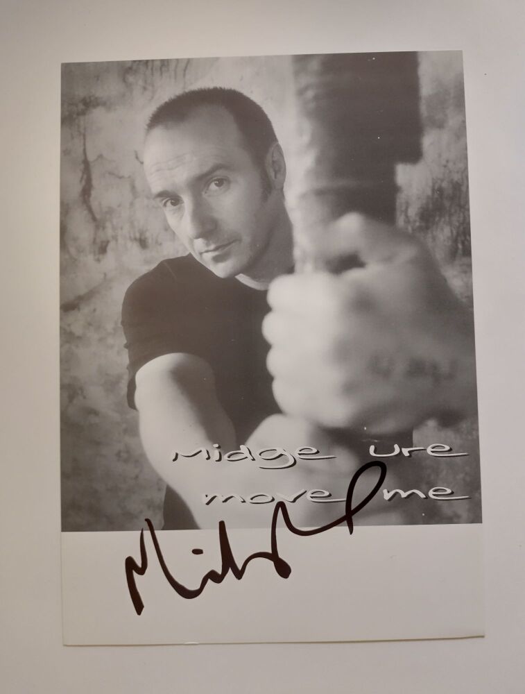 Midge Ure autograph (hand-signed photograph)