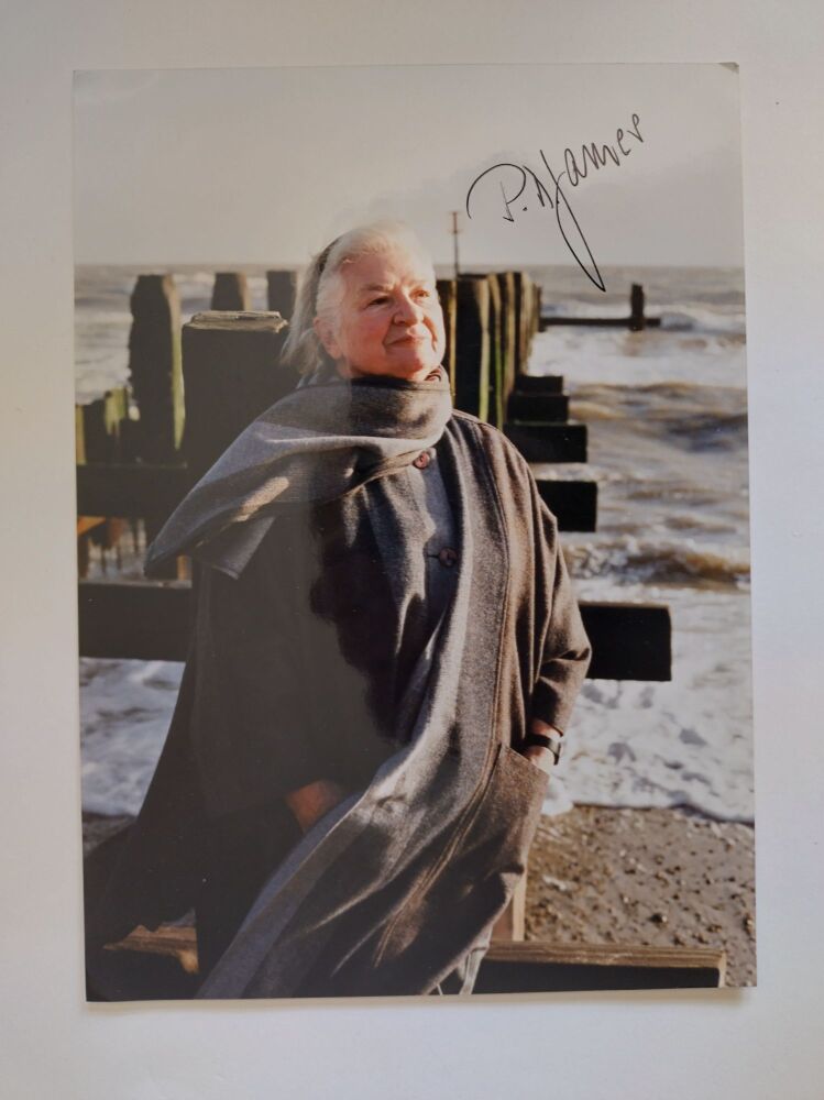 P. D. James autograph (hand-signed photograph)