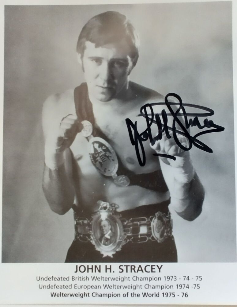 John H. Stracey autograph (hand-signed photograph)