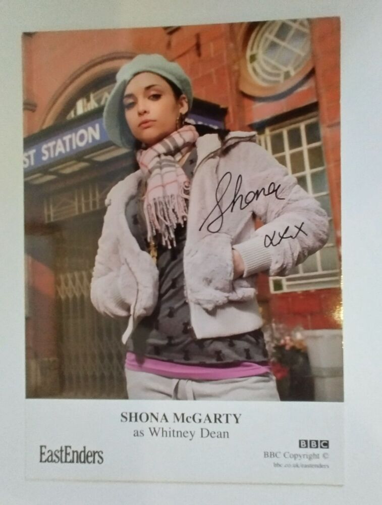 Shona McGarty autograph (hand-signed photograph)