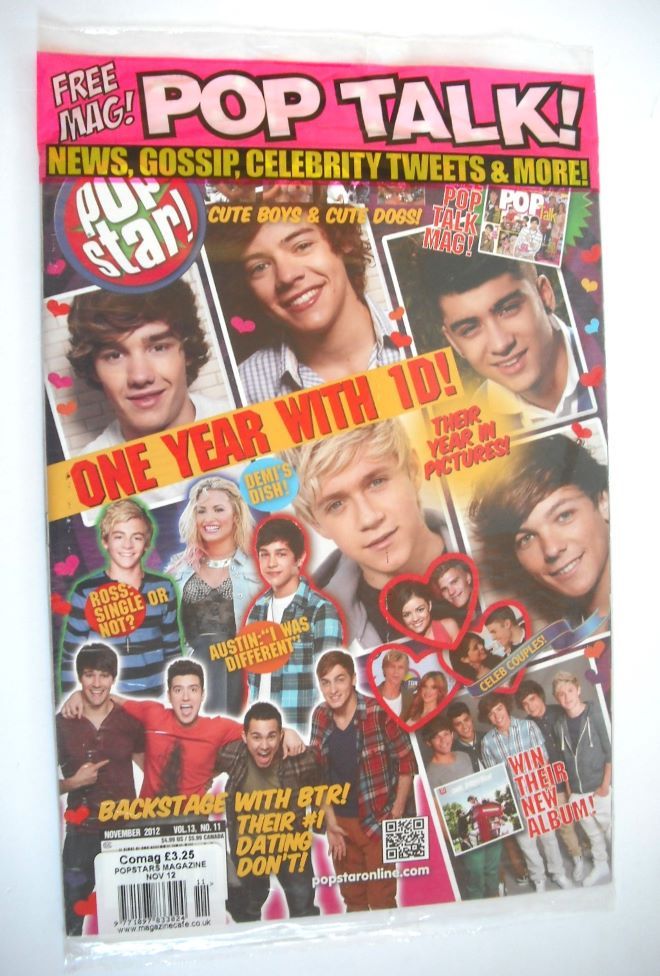 <!--2012-11-->POPSTAR magazine - November 2012 - One Direction cover