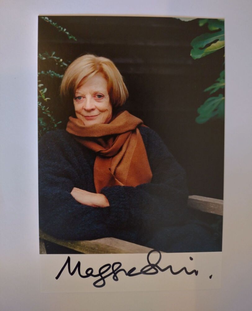 Maggie Smith autograph (hand-signed photograph)