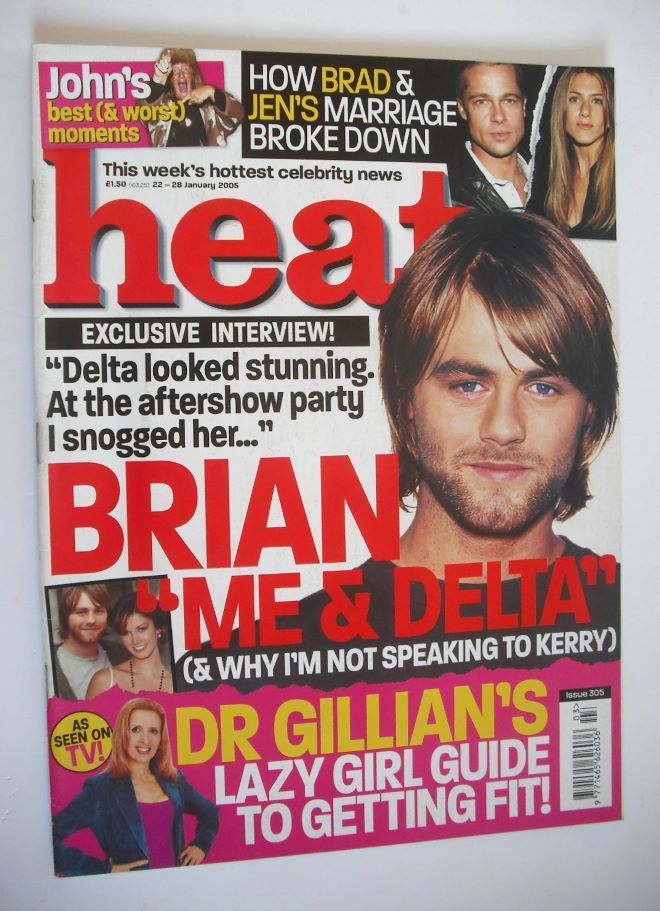 Heat magazine - Brian McFadden cover (22-28 January 2005 - Issue 305)