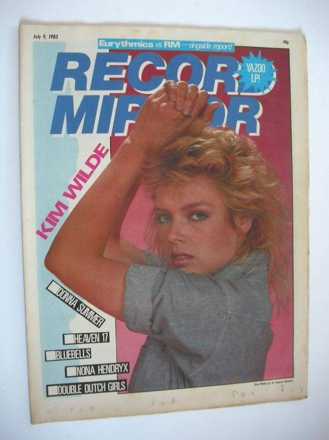 Record Mirror magazine - Kim Wilde cover (9 July 1983)