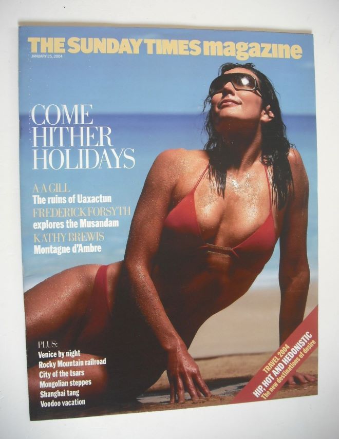 The Sunday Times magazine - Come Hither Holidays cover (25 January 2004)