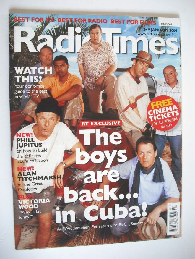 Radio Times magazine - Auf Wiedersehen, Pet cover (3-9 January 2004)