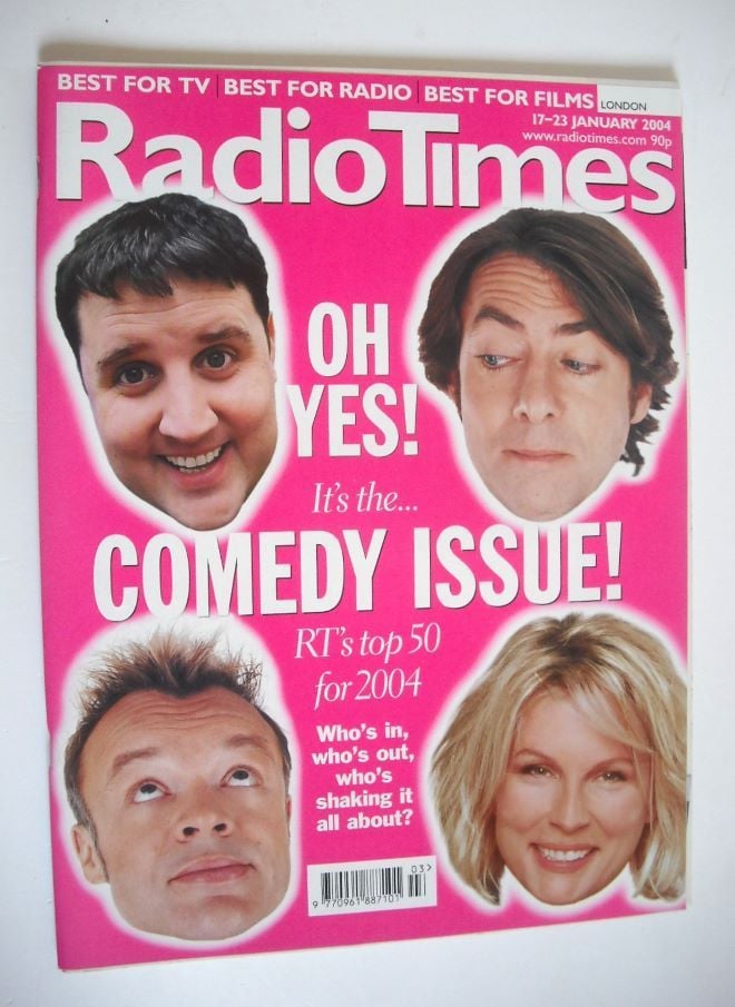 Radio Times magazine - The Comedy Issue cover (17-23 January 2004)