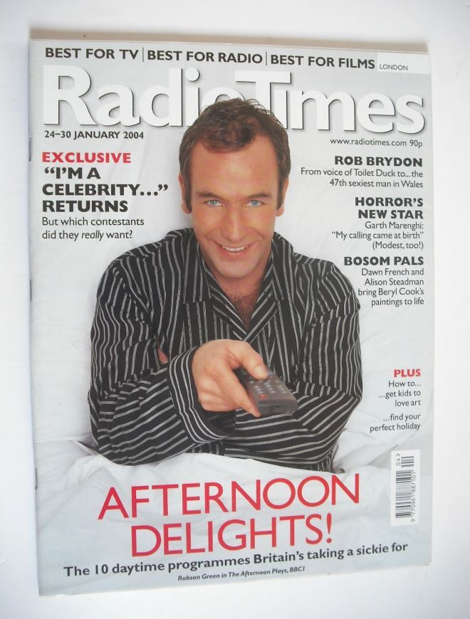 Radio Times magazine - Robson Green cover (24-30 January 2004)