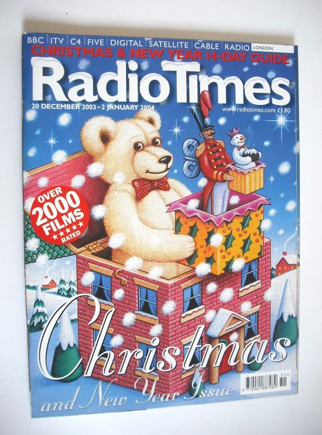 Radio Times magazine - Christmas Issue (20 December 2003 - 2 January 2004)