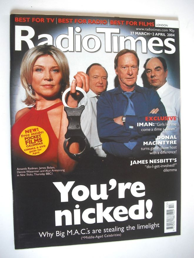 Radio Times magazine - New Tricks cover (27 March - 2 April 2004)