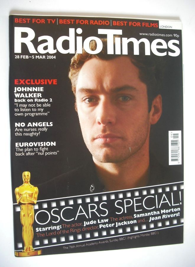 Radio Times magazine - Jude Law cover (28 February - 5 March 2004)