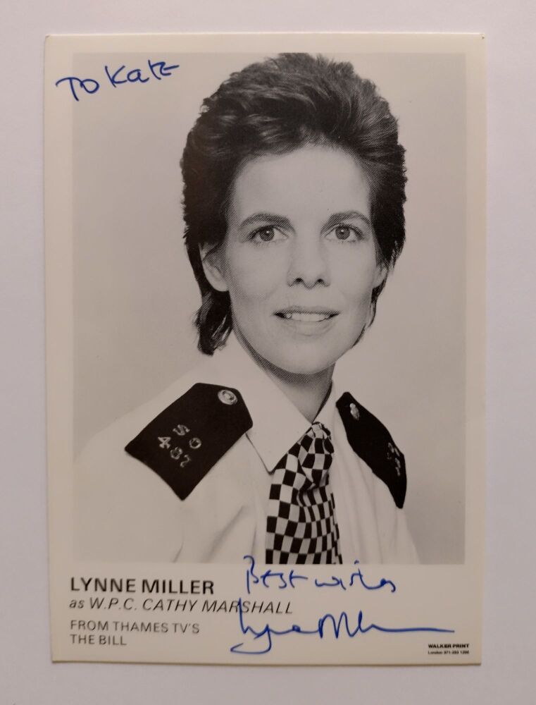 Lynne Miller autograph (hand-signed photograph)