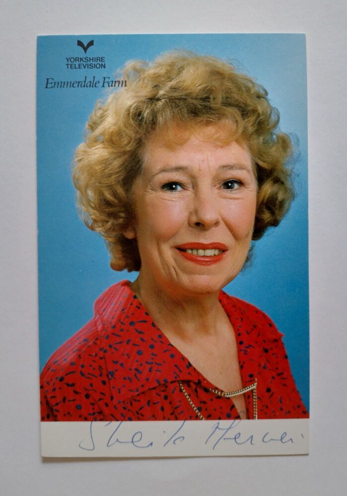 Sheila Mercier autograph (hand-signed photograph)