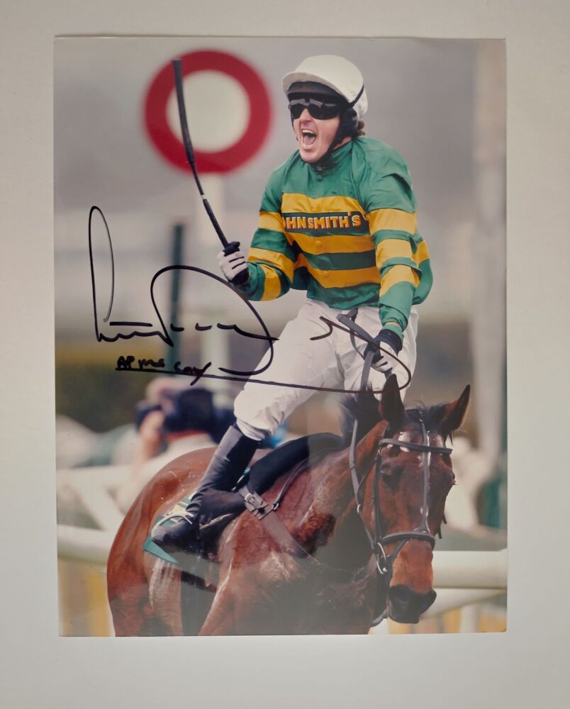Tony (AP) McCoy autograph (hand-signed photograph)