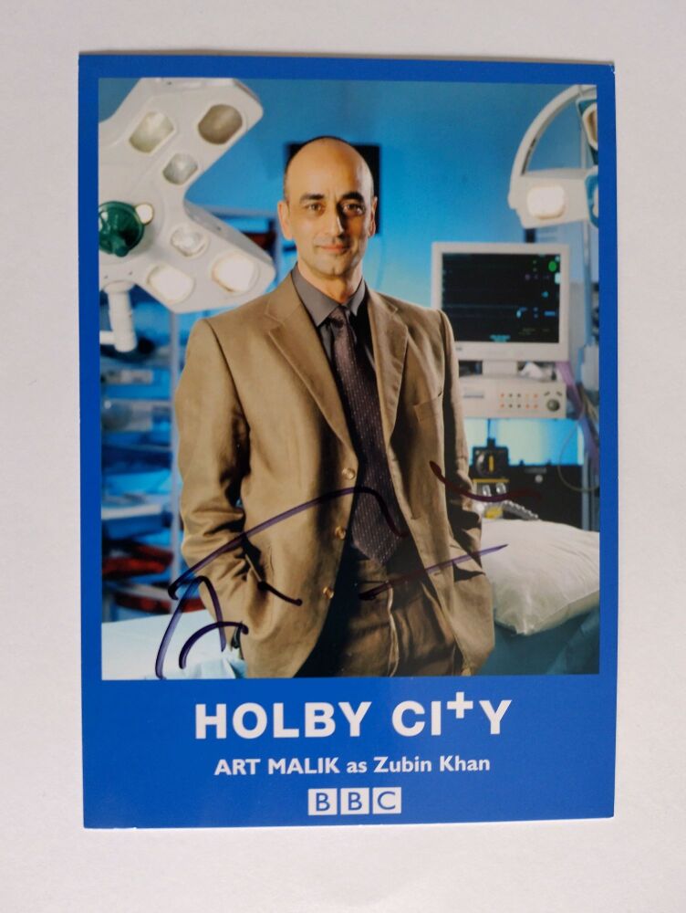 Art Malik autograph (hand-signed photograph)