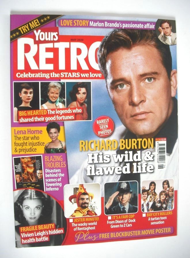 Yours Retro magazine - Richard Burton cover (Issue 26, May 2020)